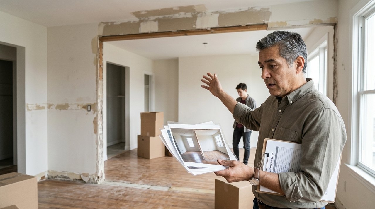 Proprietário aluga apartamento mobiliado por três anos e, ao receber as chaves de volta, descobre que inquilino retirou uma parede para integrar dois cômodos sem pedir autorização