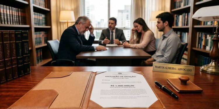 Viúvo doa 100% do patrimônio de R$ 2 milhões para ONG e filhos conseguem na Justiça anular metade do valor após abertura de inventário