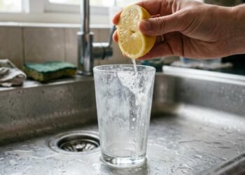 A técnica simples com limão que pode ajudar a tirar aquelas manchas esbranquiçadas deixadas pela água