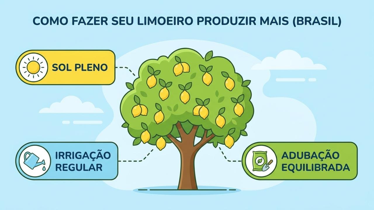 como fazer o limoeiro produzir mais