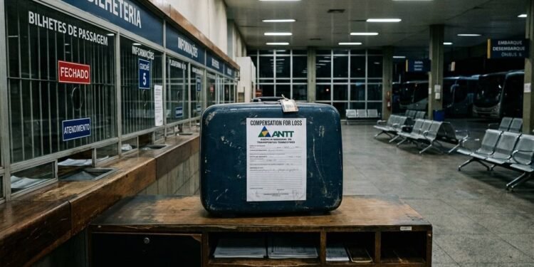 Passageiro tem mala extraviada em viagem interestadual de ônibus e viação é condenada a pagar indenização oficial estipulada pela ANTT