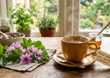 Malva ganha espaço entre as plantas usadas tradicionalmente para acalmar garganta irritada e desconfortos digestivos
