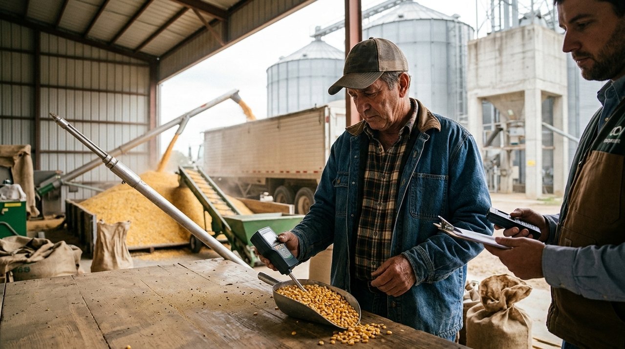 Produtor entrega toneladas de milho para secagem e recebe cobrança muito maior que a esperada depois que empresa aponta índice de umidade diferente do registrado na chegada da carga