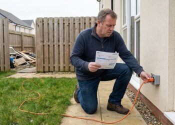 Homem autoriza vizinho a utilizar sua tomada externa durante obra por alguns dias e, meses depois, percebe aumento constante na conta e descobre extensão ainda conectada ao imóvel ao lado