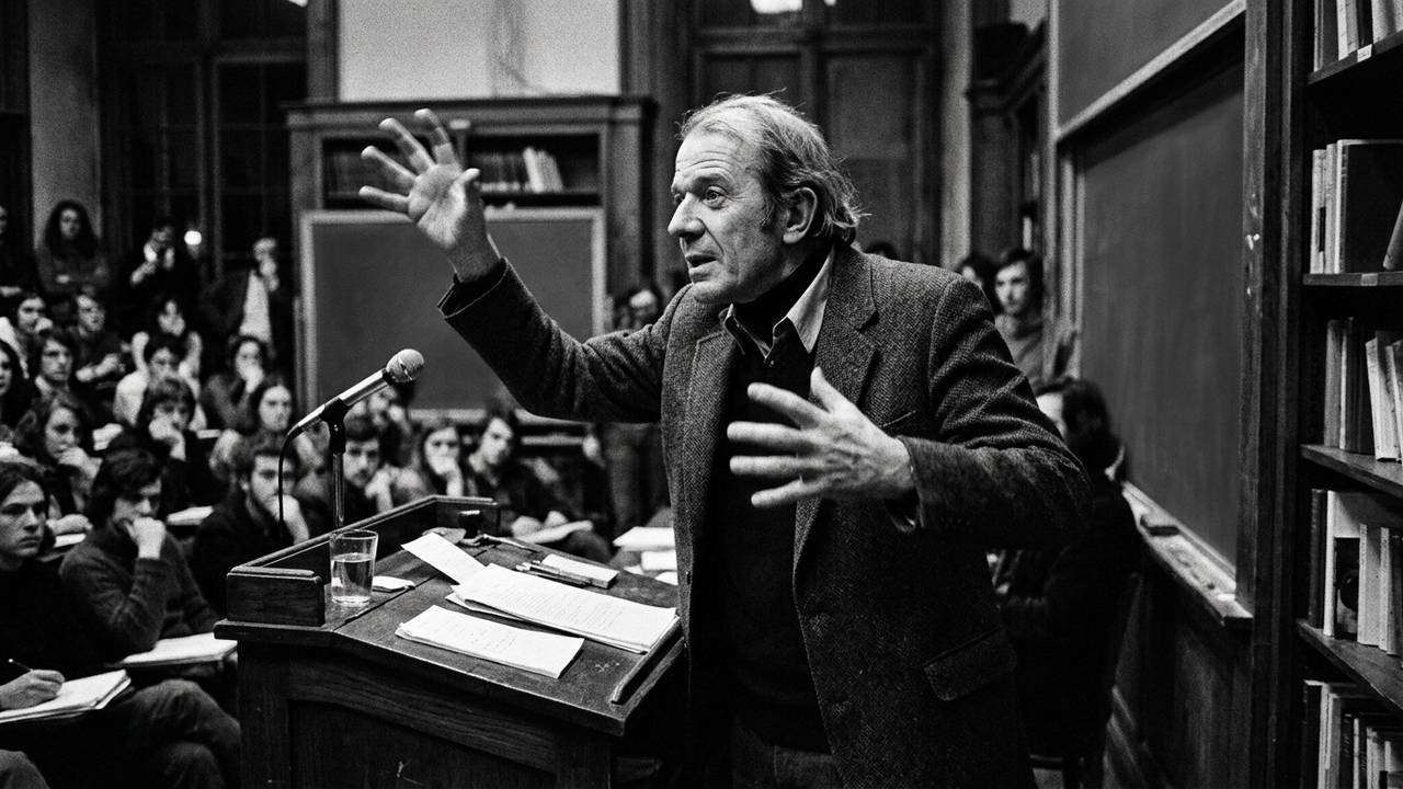 A citação do dia de Gilles Deleuze: "Um conceito é um tijolo. Ele pode ser usado para construir o tribunal da razão. Ou pode ser atirado através da janela."