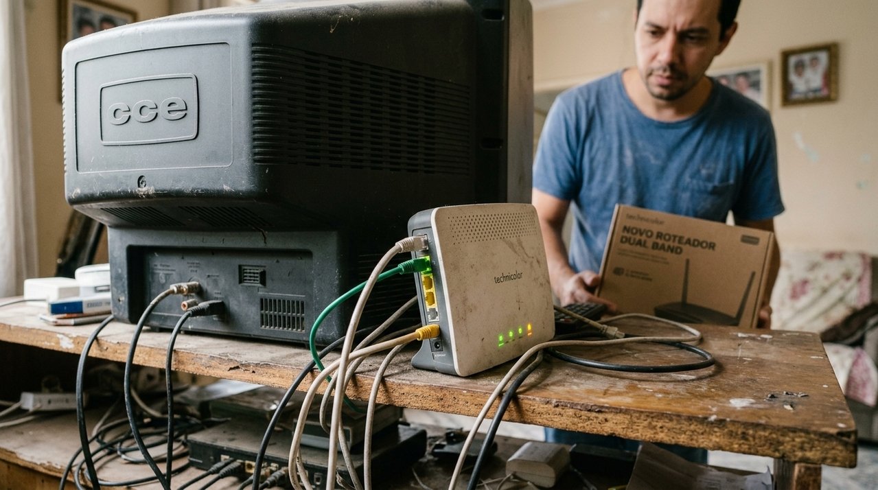 Meu Wi-Fi funcionava perfeitamente na sala e quase desaparecia no quarto ao lado: a distância não era o único obstáculo entre o roteador e o celular