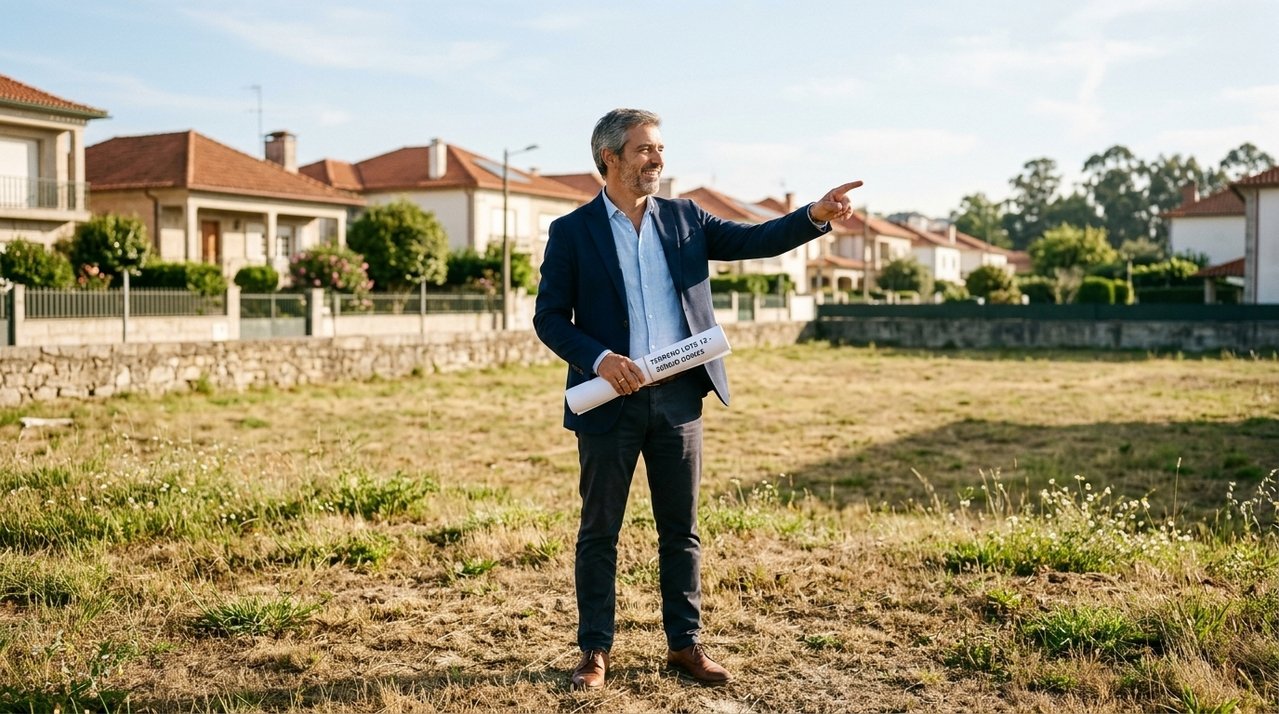 Homem paga R$ 180 mil por um lote acreditando que poderia construir imediatamente, mas ao solicitar o projeto descobre que uma faixa do terreno é atingida por restrição urbanística e reduz drasticamente a área disponível para a casa