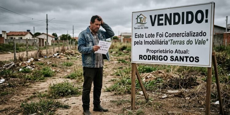 Homem paga R$ 100 mil em terreno no contrato de boca, não registra o lote e descobre 2 anos depois que vendedor revendeu para outro comprador