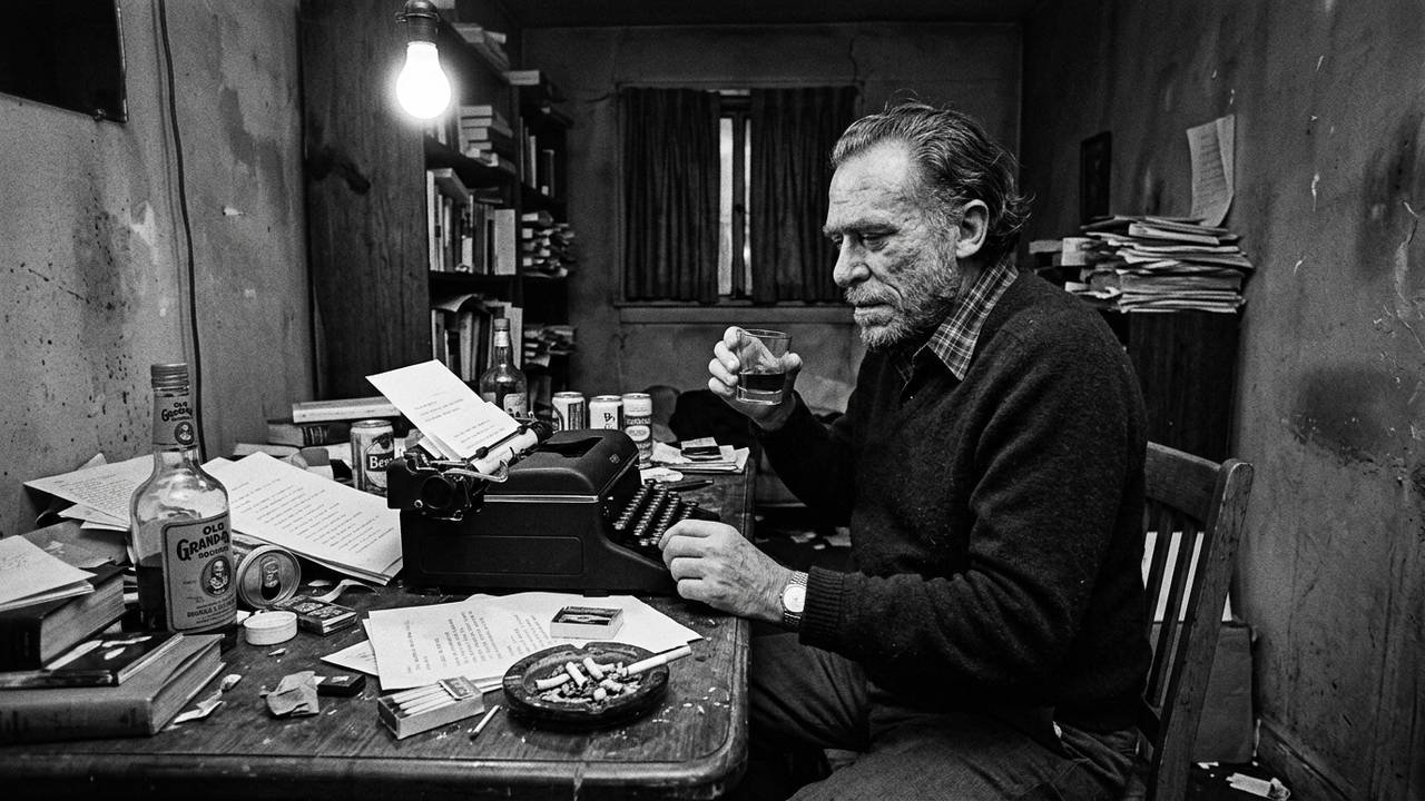 A reflexão de Charles Bukowski sobre a loucura: "Algumas pessoas nunca enlouquecem. Que vidas verdadeiramente horríveis elas devem levar."