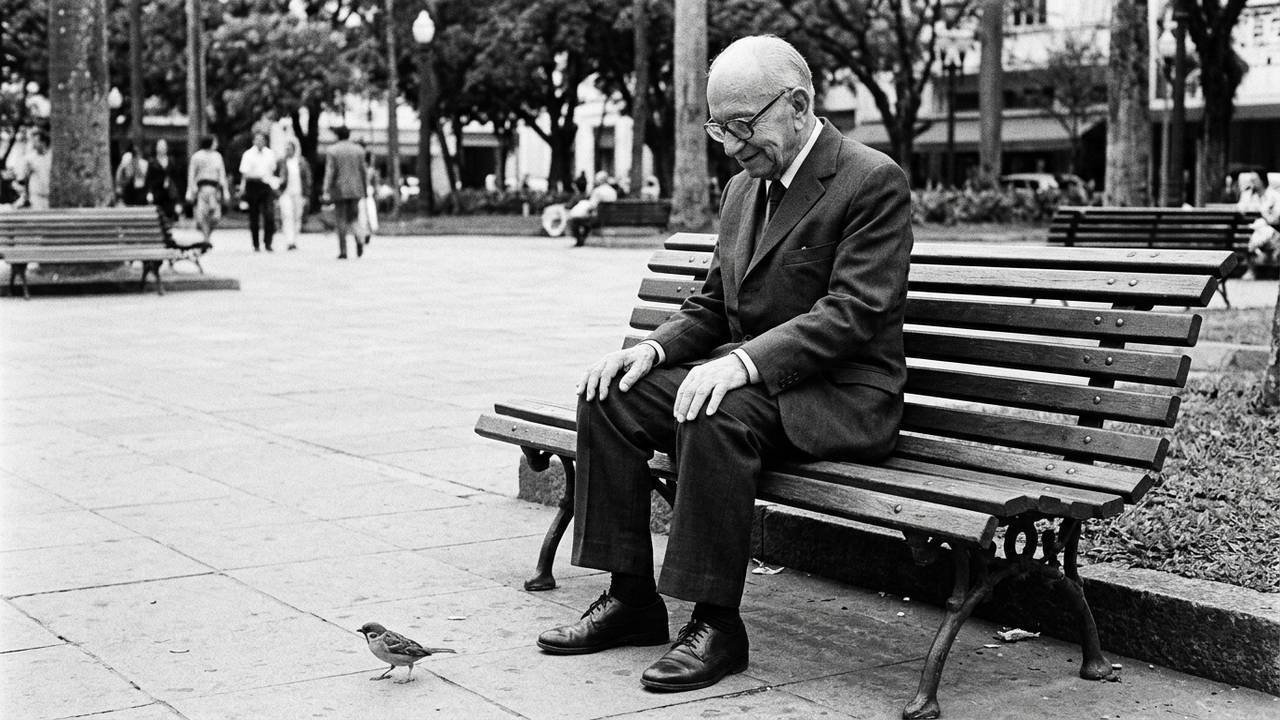 A frase de Mario Quintana sobre a maturidade: "A arte de viver é simplesmente a arte de deixar de acreditar em ilusões."