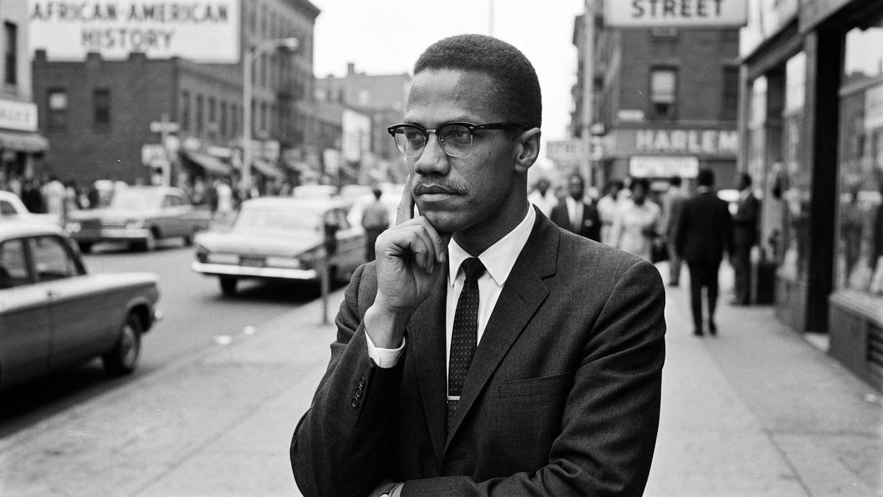 Malcolm X sobre a justiça social: "Você não pode separar a paz da liberdade, porque ninguém pode estar em paz a menos que tenha a sua liberdade."