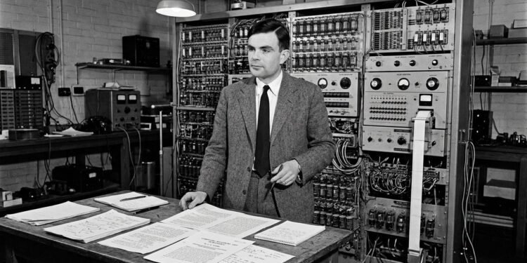 A formulação é particularmente marcante porque surgiu em uma época em que computadores digitais ainda eram equipamentos experimentais e extremamente limitados . // Imagem ilustrativa gerada por IA para representar a situação descrita no texto; pessoas, locais e elementos visuais não correspondem necessariamente aos reais