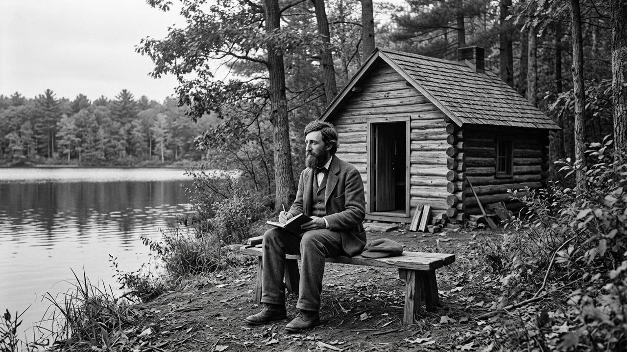 A reflexão de Henry David Thoreau sobre a rotina: "A maioria dos homens leva uma vida de desespero silencioso."