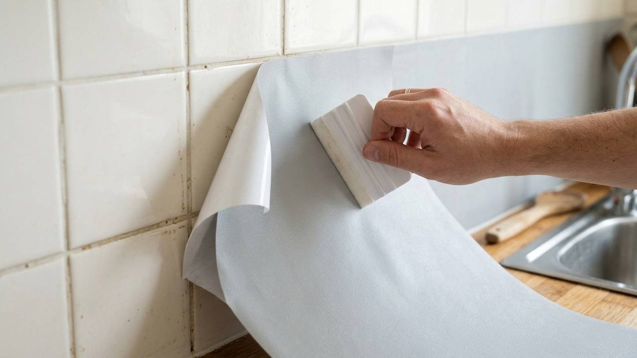 Adeus azulejos quebrados na cozinha: a nova onda minimalista de revestimentos adesivos para renovar paredes em um dia e sem pedreiros