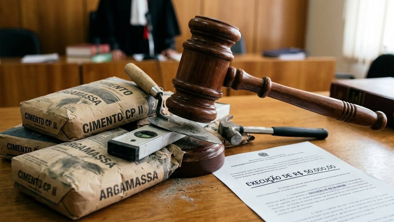 Casal junta R$ 50 mil para reforma, arquiteto abandona obra pela metade levando materiais e juiz determina bloqueio de contas da empresa