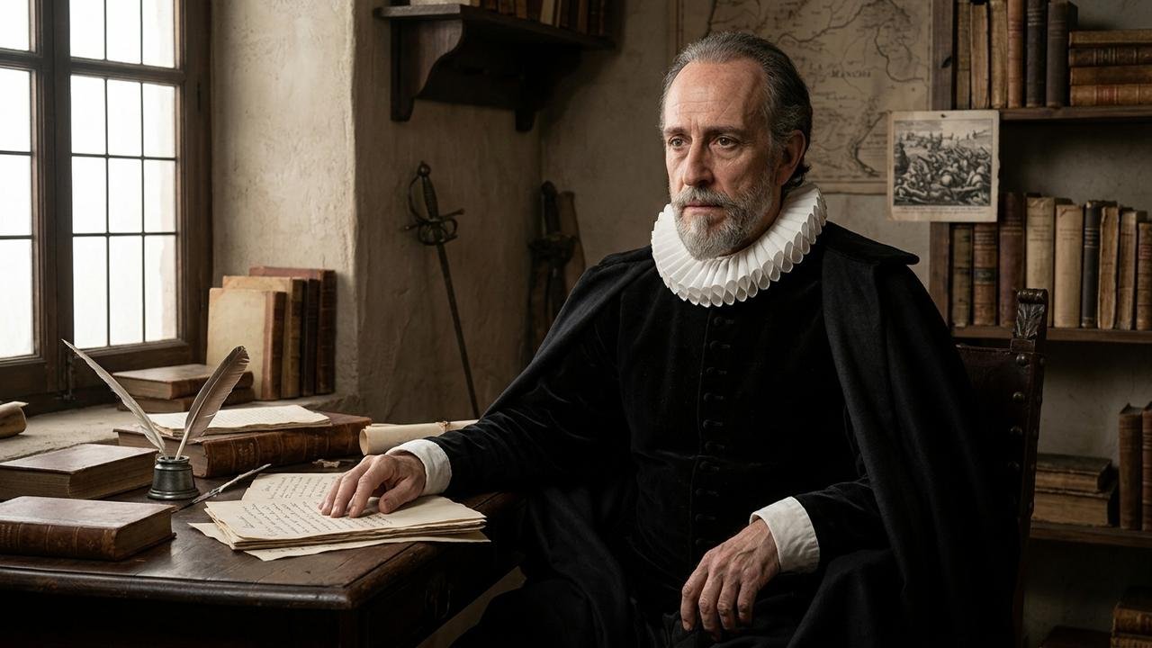 Citação do dia de Miguel de Cervantes, escritor espanhol: “Você é o mestre do seu próprio destino, por isso deve se conhecer: é difícil, mas pode determinar se você terá uma boa vida ou não.”