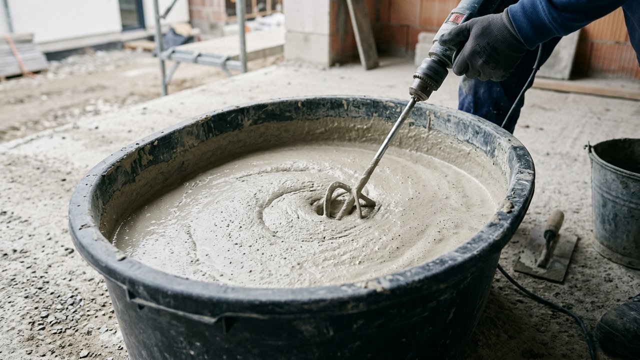 Detergente no cimento pode mudar a textura da mistura