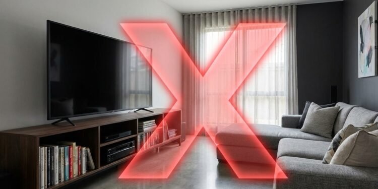 Mas cuidado, pois deixar cabos de energia caídos no meio do caminho destrói essa harmonia logo no primeiro olhar.