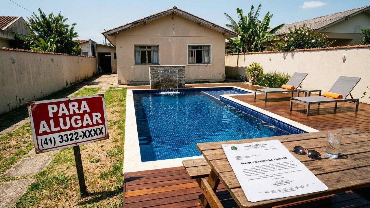 Inquilino constrói piscina de R$ 40 mil em casa alugada sem autorização, exige reembolso na rescisão e dono ganha na Justiça o direito de não pagar
