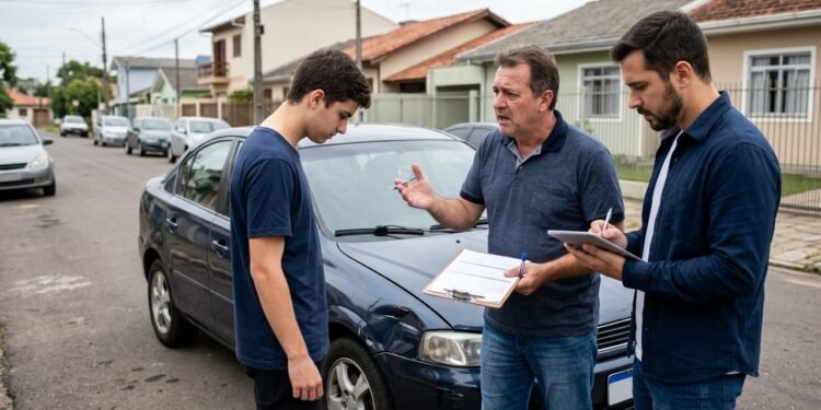 Motorista compra carro usado por R$ 78 mil, contrata seguro e tem cobertura questionada após acidente porque o veículo era utilizado diariamente pelo filho, informação diferente da declarada na contratação