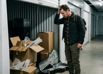 Músico aluga espaço para guardar equipamentos durante uma turnê e, ao retornar, percebe sinais de que caixas foram abertas e instrumentos chegaram a ser retirados do local