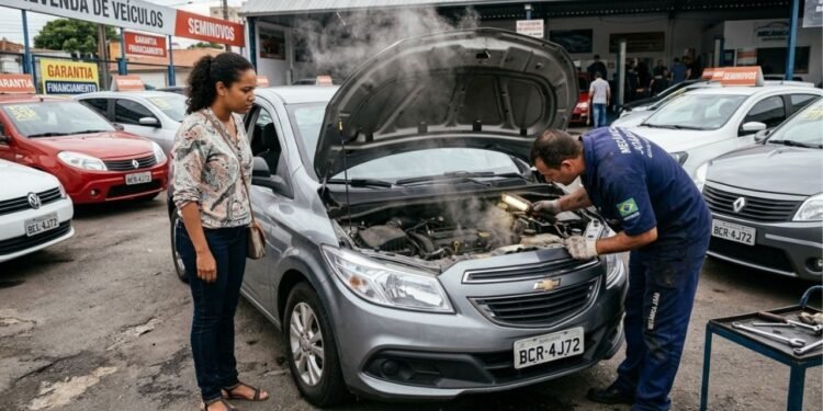 Cliente compra carro seminovo em concessionária, o motor funde 45 dias após a entrega e a loja se recusa a pagar o conserto alegando que a garantia era apenas para o câmbio; o Procon intervém e esclarece que o Código de Defesa do Consumidor garante cobertura integral por 90 dias