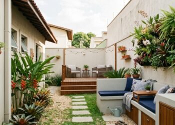 Adeus ao quintal que vira um espaço abandonado: as soluções que transformam áreas externas pequenas em ambientes de convivência