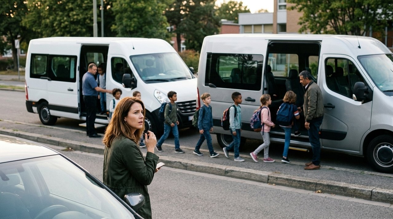 Pais pagam transporte particular para levar filha à escola diariamente e descobrem que motorista vinha deixando crianças sob responsabilidade de outro condutor em parte do trajeto sem avisar as famílias