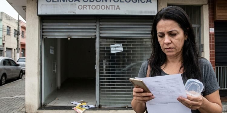 Paciente paga R$ 16 mil por tratamento com alinhadores dentários, clínica fecha no meio do procedimento e ele fica com parcelas a vencer sem receber as próximas etapas previstas