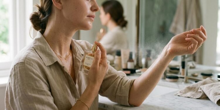 Marcas de perfumaria como a Chanel recomendam aplicar a fragrância diretamente em áreas como pescoço e pulsos para intensificar sua presença na pele.