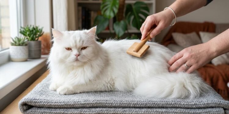 O pelo longo e denso é uma das principais características do gato persa e também uma das maiores responsabilidades para quem pretende ter um.