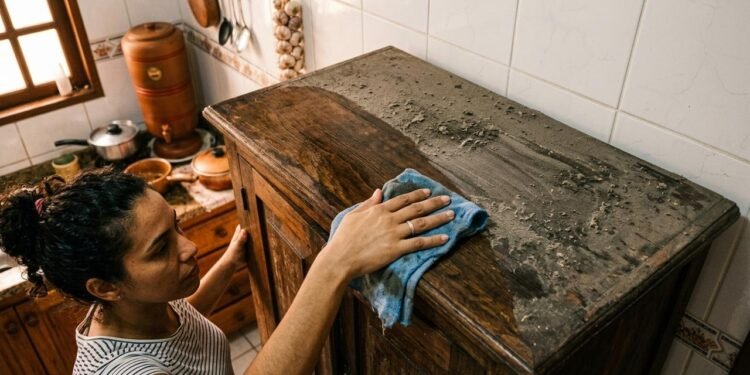 lugares esquecidos na faxina