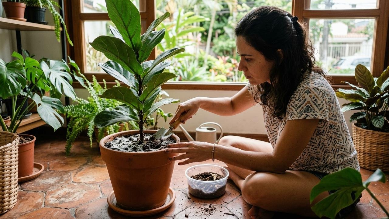 borra de café nos vasos