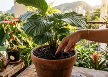 plantas no calor