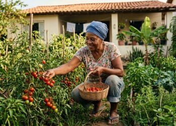 A técnica para plantar tomate com sementes retiradas da cozinha e evitar que a muda apodreça ou tombe nos primeiros dias