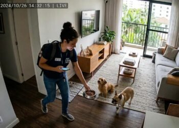 cuidadora de gatos
