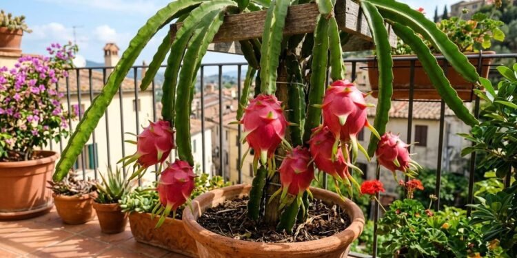 Cultivo de pitaya em vaso: o passo a passo simples de estaquia e adubação para ter frutos doces e aproveitar o visual exótico da planta