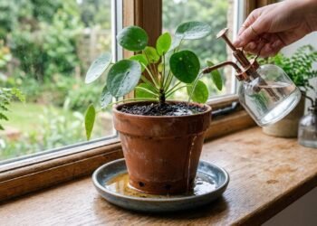 Moradora prepara adubo líquido caseiro e começa a aplicar todos os dias nas plantas, vê as folhas mudarem de aparência e descobre que fertilizante também pode ser forte demais