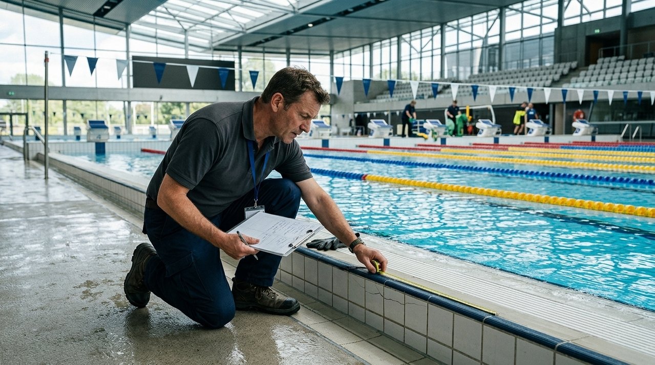 Clube esportivo manda reformar piscina antes de campeonato, enche estrutura na semana da competição e percebe perda de milhares de litros de água por dia