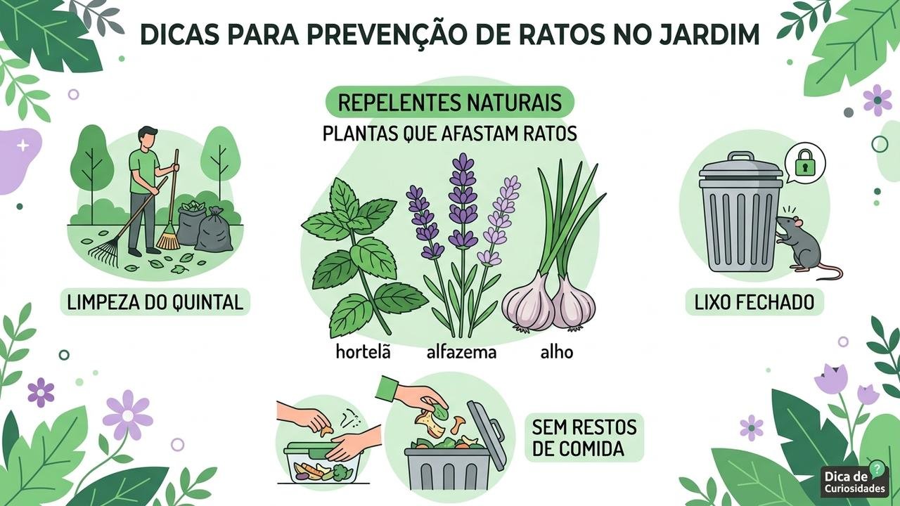 afastar ratos do quintal