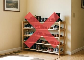 O clássico porta-sapatos está fora de moda: a tendência de 2026 ocupa menos espaço e é invisível aos visitantes