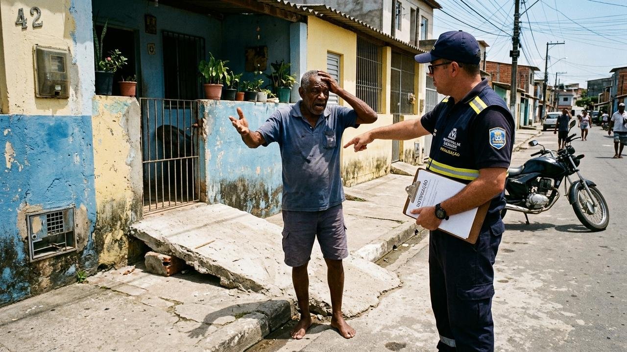 rampa de concreto na calçada