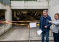 Moradores acordam com garagem interditada e descobrem que vistoria feita durante a madrugada identificou risco estrutural justamente no acesso onde ficam dezenas de veículos