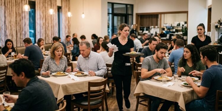 Dono de restaurante troca sistema de pedidos e, no primeiro sábado de funcionamento, dezenas de comandas são enviadas para mesas erradas durante o horário de maior movimento