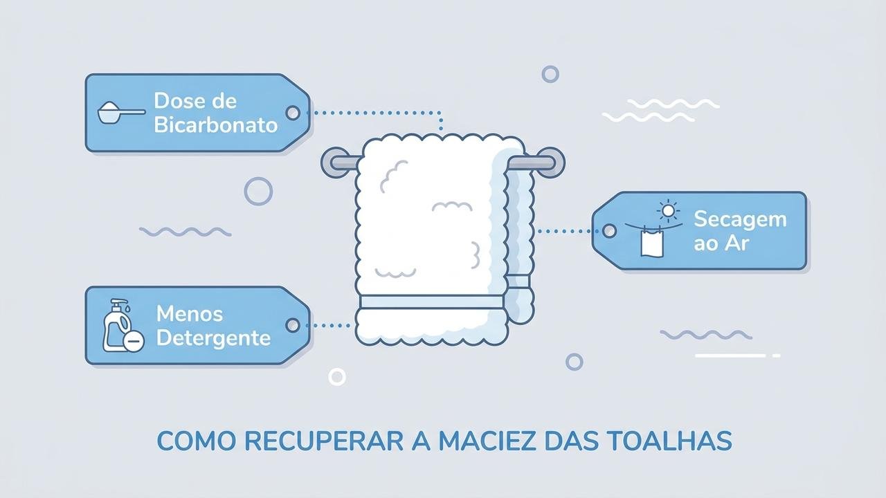 toalhas ásperas