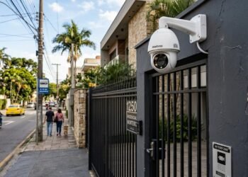 câmera de segurança residencial