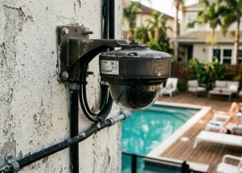 Morador instala câmera de segurança no muro privativo direcionada para a piscina e varanda do vizinho e é compelido judicialmente a alterar o enquadramento