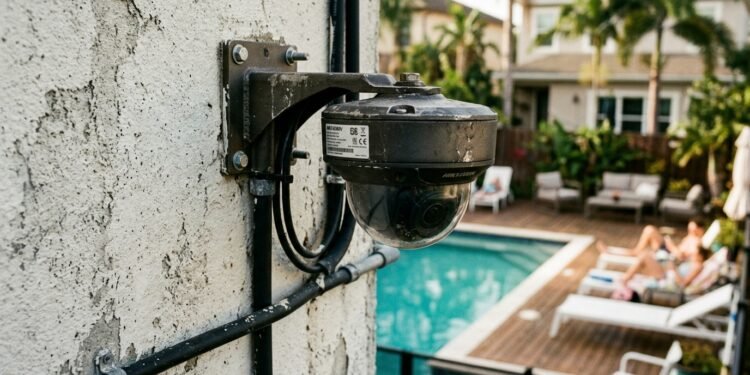 Ao captar o lazer privativo do vizinho, o ato extrapola a proteção patrimonial e passa a configurar violação ao direito de imagem.
