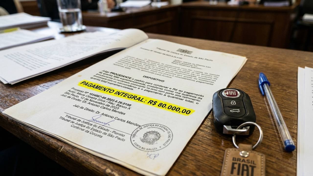 Seguradora nega indenização de R$ 80 mil por carro roubado com chave na ignição e Justiça obriga pagamento integral por falta de má-fé