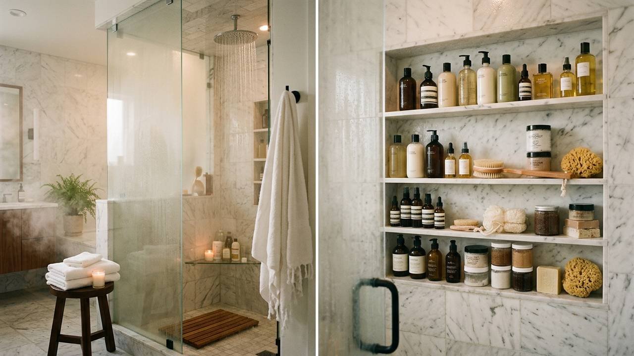 A rotina do banho "Everything Shower": o passo a passo completo de lavagem e esfoliação que virou terapia de relaxamento na internet